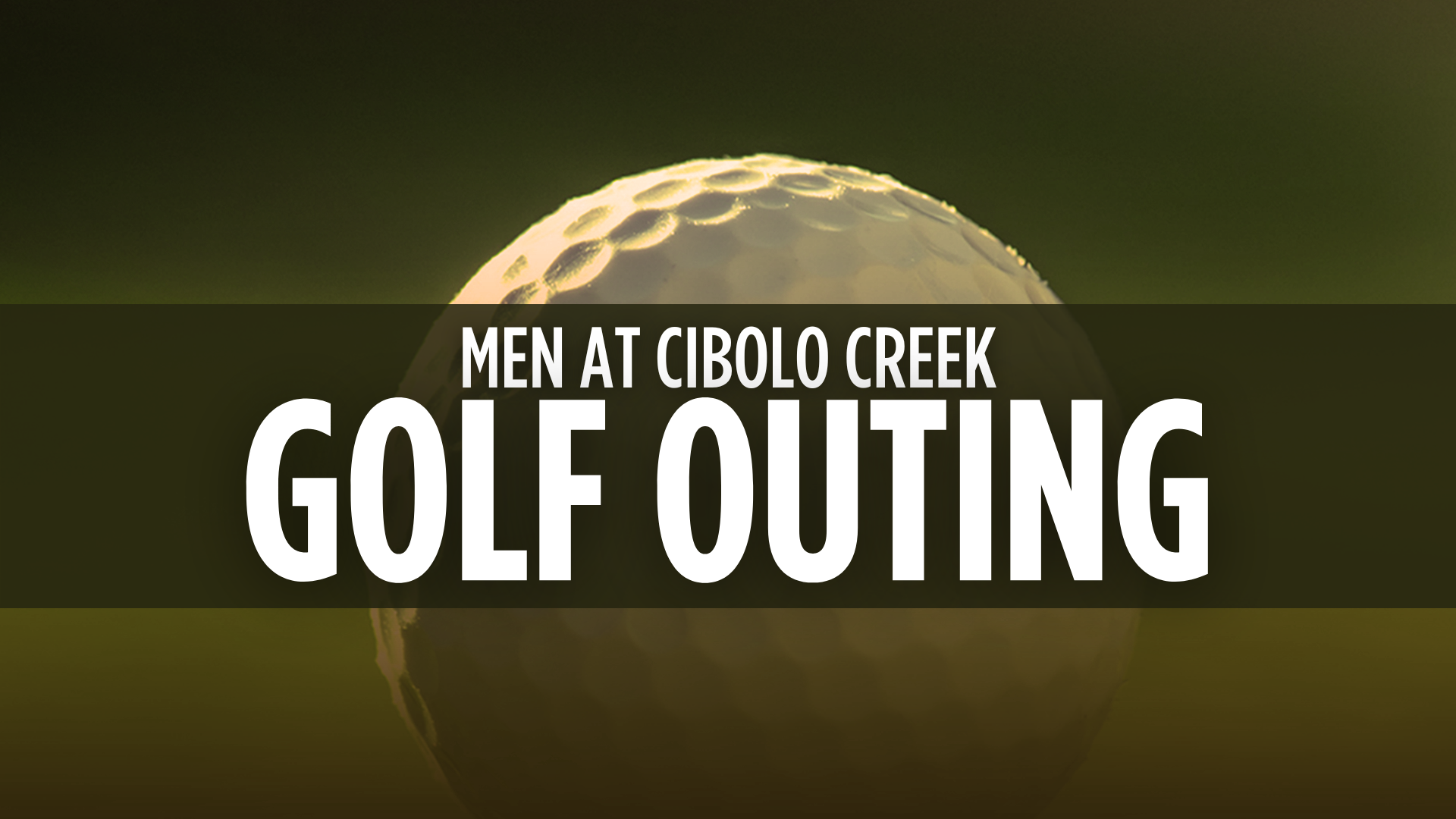 Men at Cibolo Creek: Golf Outing